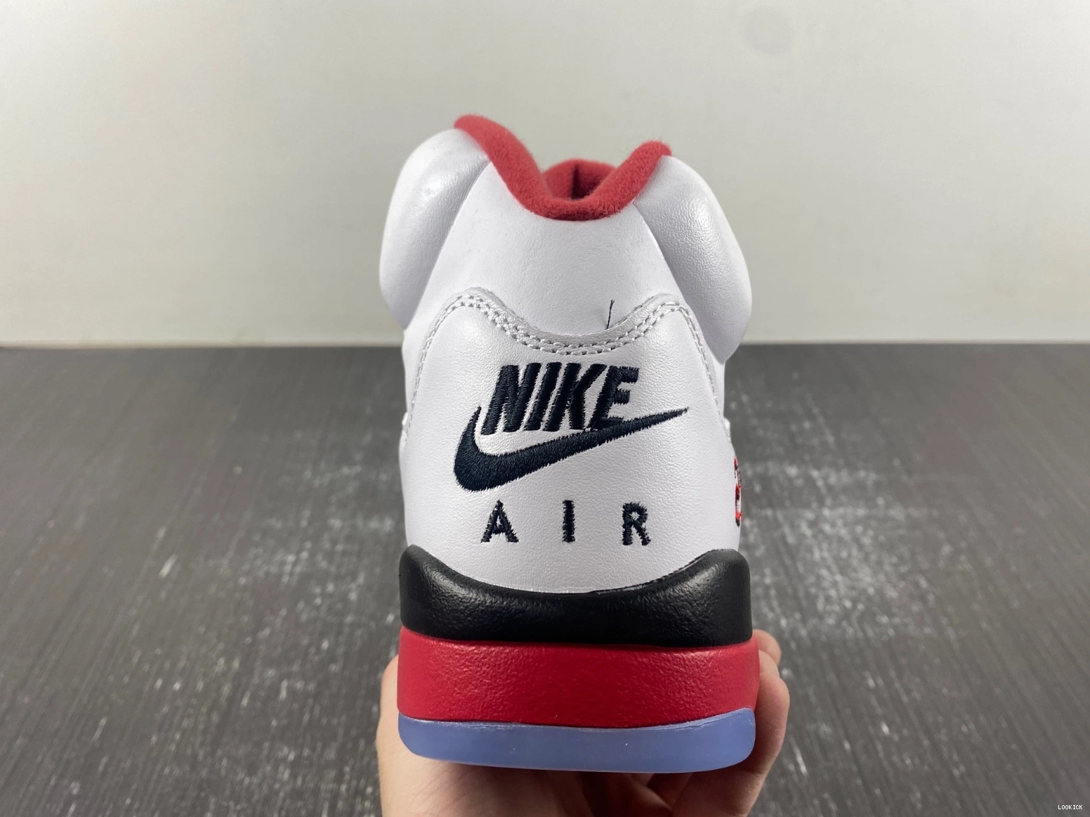 Rep  Retro 136027-120 Tongue Fire Red Men's (2013) 5 Jordan Black 0519